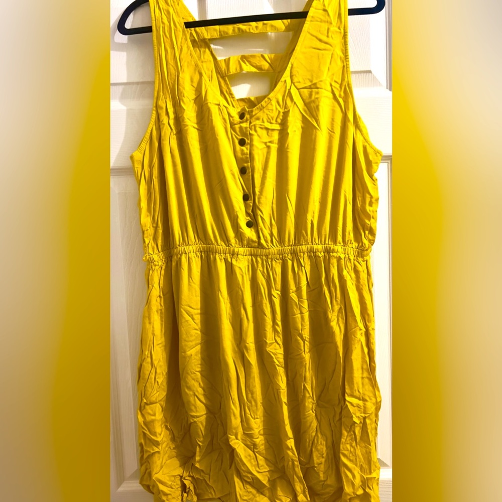 Plus size Mustard yellow dress Size 2X Forever 21